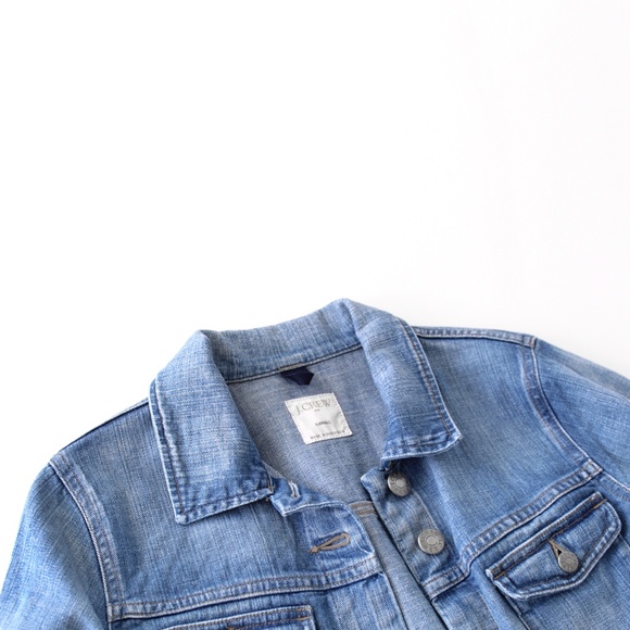 J.Crew Factory Classic Denim Jacket - Size XS - Picture 7 of 11